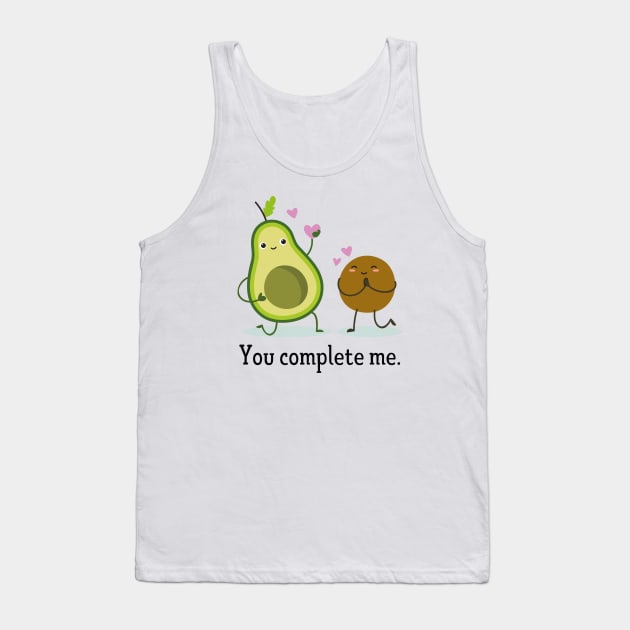 You Complete Me Tank Top by LuckyFoxDesigns